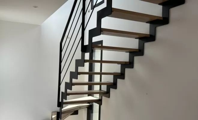 Création d'un escalier en métal sur mesure à Noyal , Saint-Brieuc, BERTHELOT METALLERIE