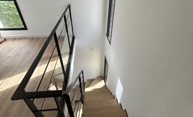 Création d'un escalier en métal sur mesure à Noyal , Saint-Brieuc, BERTHELOT METALLERIE