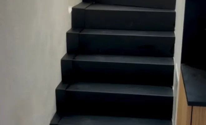 Réalisation d’un escalier avec cloison et petit bureau à Saint-Brieuc, Saint-Brieuc, BERTHELOT METALLERIE